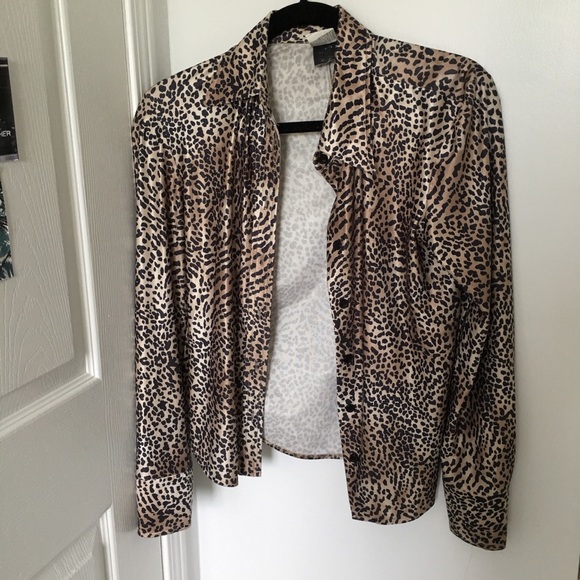 Leopard button down shirt - Picture 3 of 4
